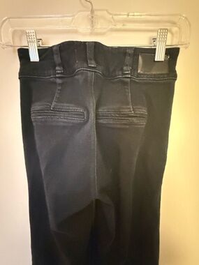 PAIGE Black Wide Leg Jeans